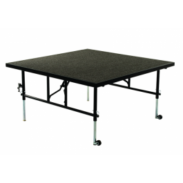 Bühne 122 x 122 Höhe 61 - 81 cm