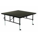 Bühne 122 x 122 Höhe 61 - 81 cm