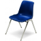 Stapelstuhl College, abgebildet Modell 810 Sitzschale Royalblau, Gestell Chrom